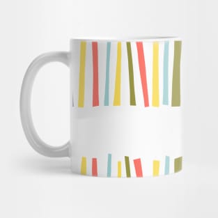 Horizontal Papercut Block Stripes Mug